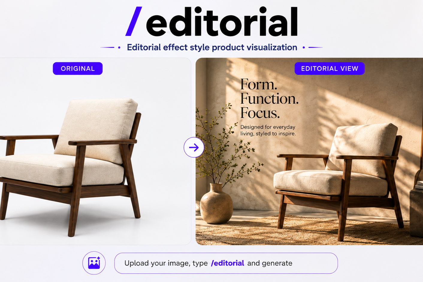 Stunning AI generated magazine cover portrait of a woman in dramatic editorial lighting with bold fashion styling on a moody purple background