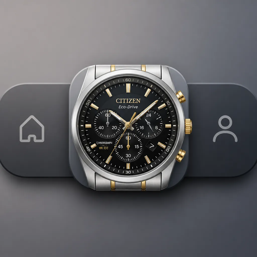 Compact watch icon for sticky bar