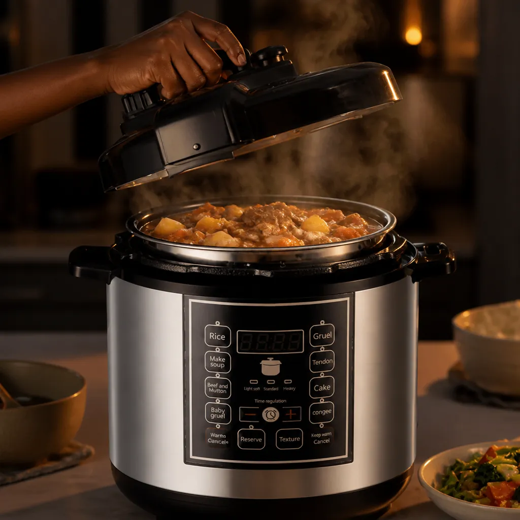 Clock showing late evening hour indicating wasted cooking time