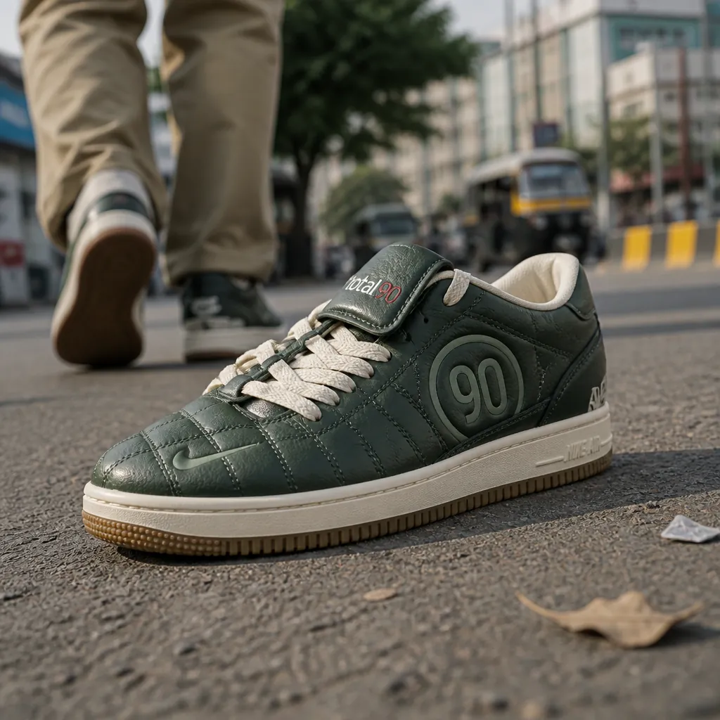 Small product thumbnail of Nike Total 90 sneaker in heritage green color