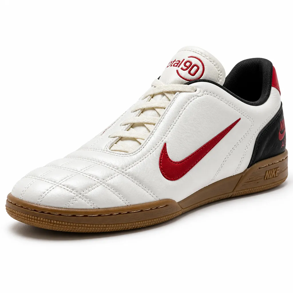 Small product thumbnail showing Nike Total 90 in Medium size White colorway from multiple angles