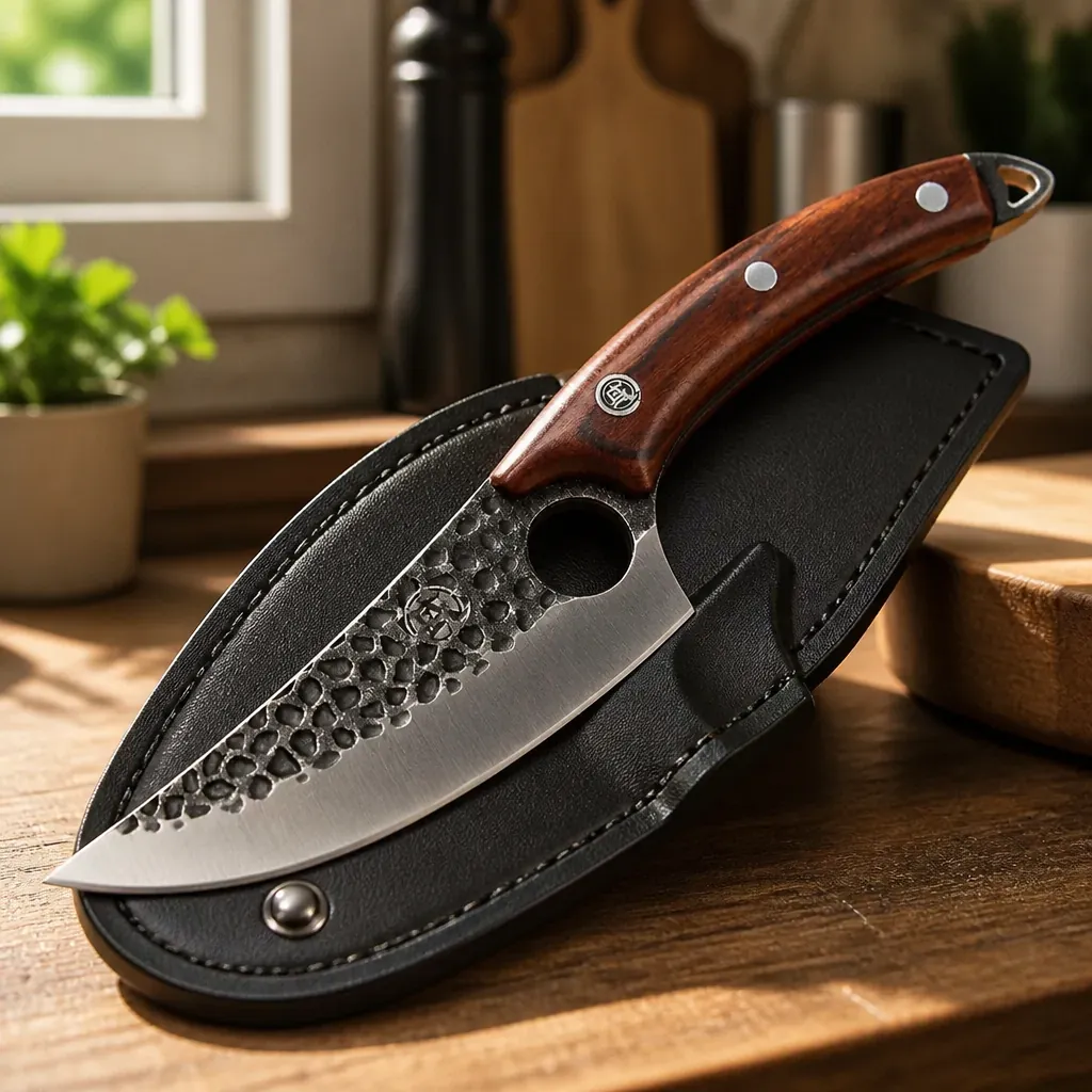 Premium protective knife sheath made of durable material with sleek design for safe storage and blade protection