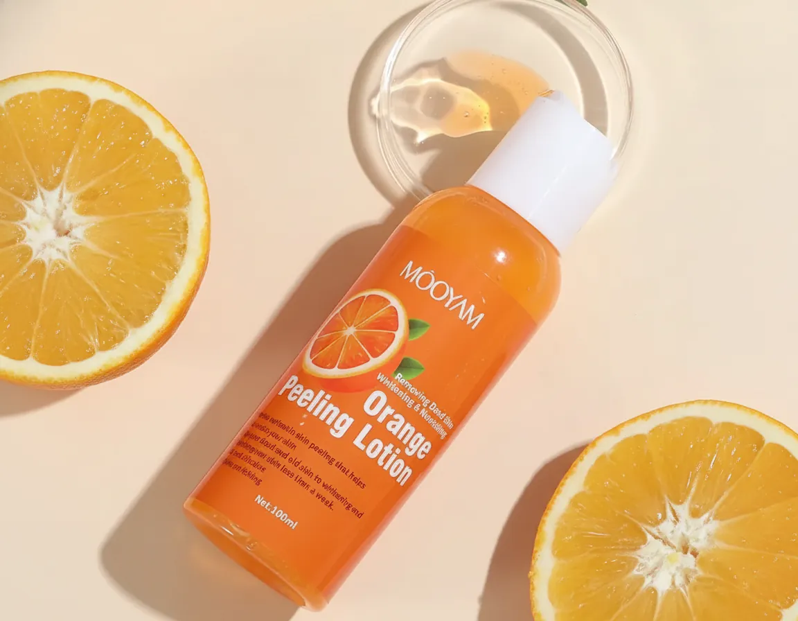 Split comparison showing harsh traditional scrub particles damaging skin on the left versus smooth gentle orange wax spheres on the right, dramatic contrast infographic style with medical illustration aesthetic