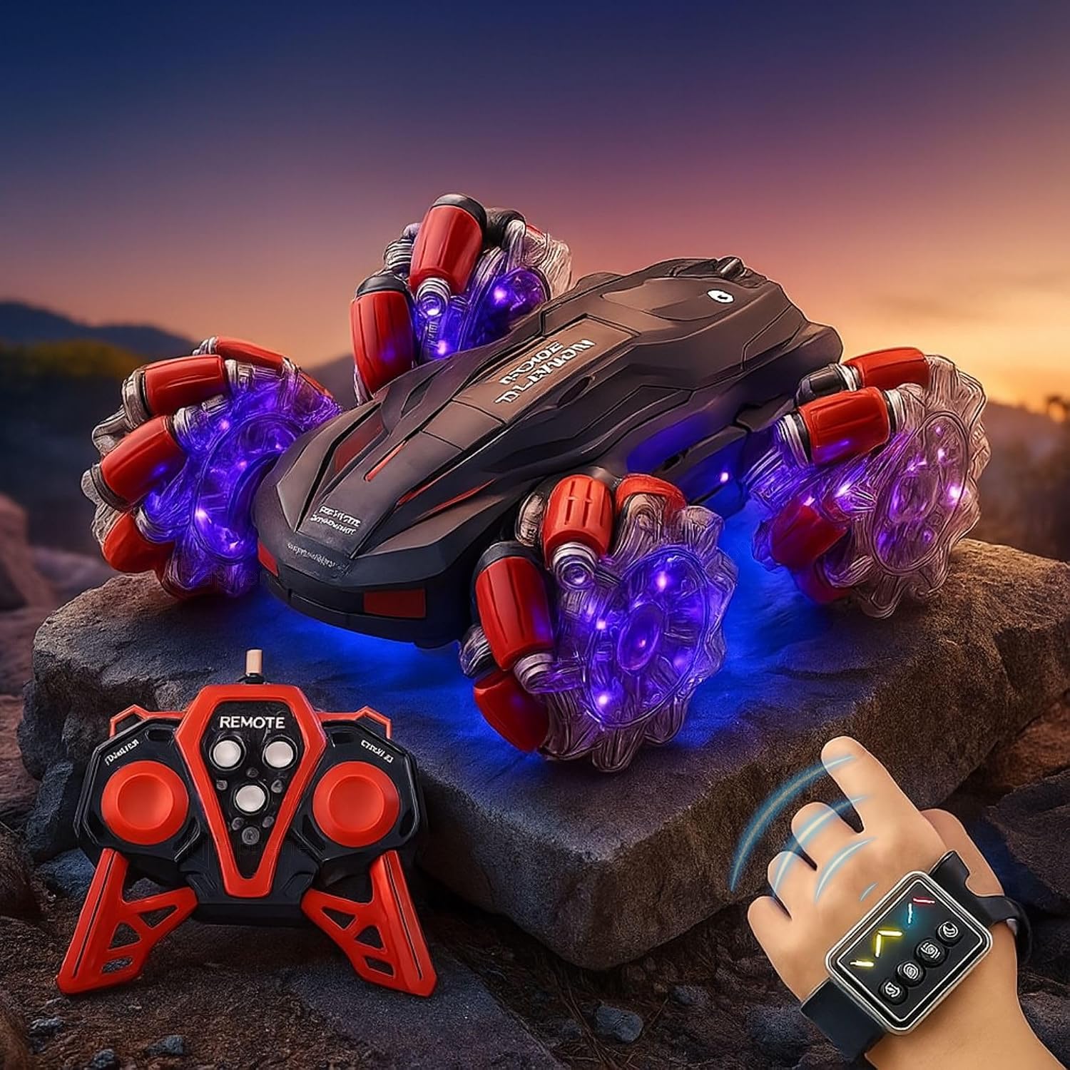 HAND SENSOR DRIFT CAR variant with gesture control sensor on top