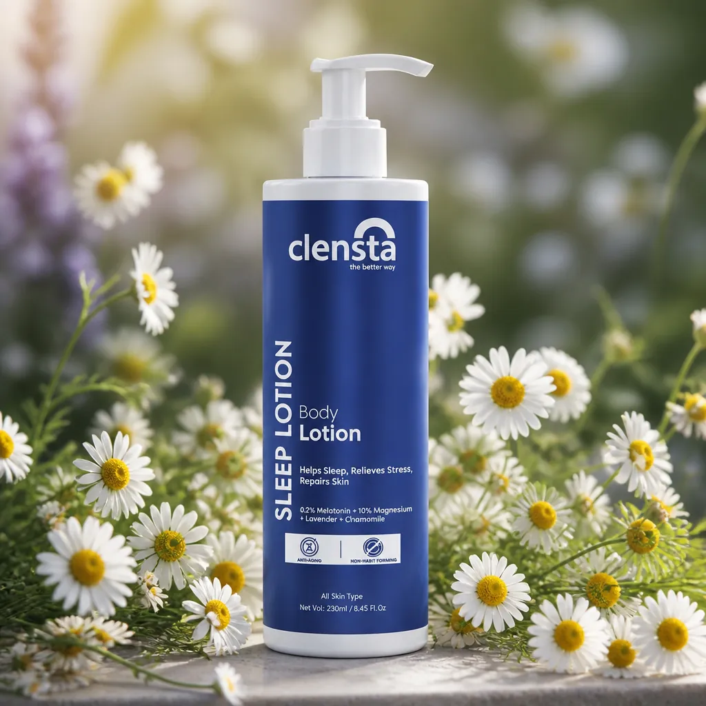 Chamomile flowers with yellow centers and white petals, representing the classic sleep-inducing herbal tea ingredient's gentle calming effects